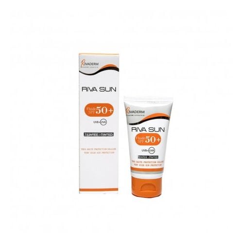 RIVADERM Riva sun écran fluide teinte SPF50+ 50ml – Image 2
