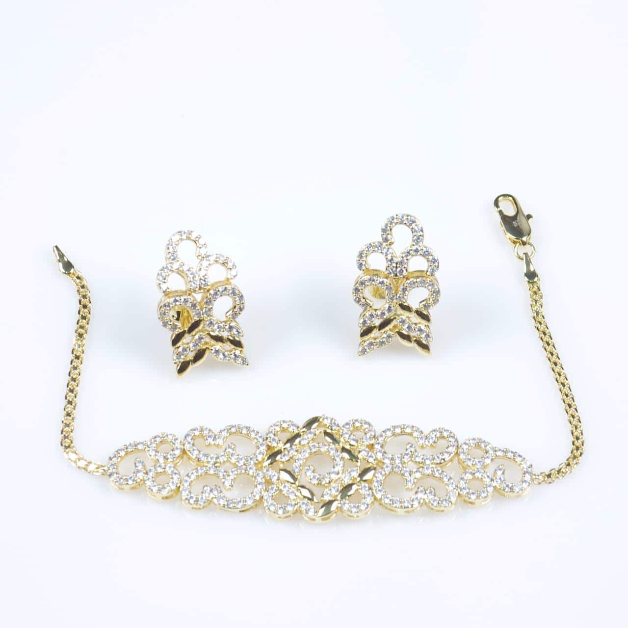 Premium plaqué Or Parure SN23022G120 – Image 3