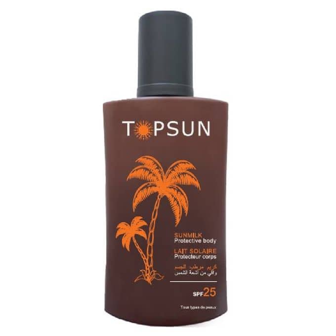 TOPSUN Lait solaire protection corps 200ML