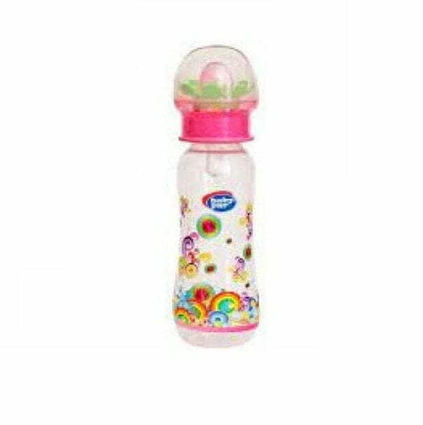 BABY PUR biberon hochet novelty 250 ml rose