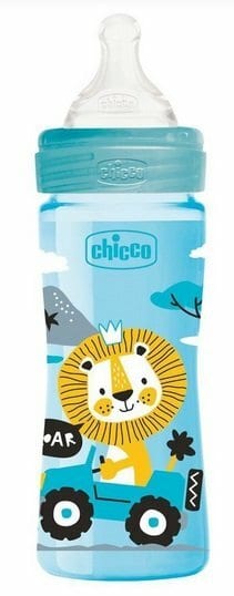 Chicco biberon well-being en polypropylène boy tetine en silicone 250 ml – Image 3