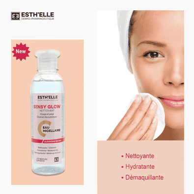 Esth'elle sensy glow eau micellaire (Emballages défectueux )
