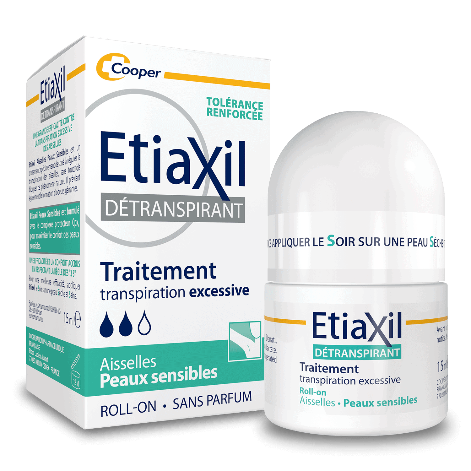 Etiaxil (vert) detranspirant Aisselles