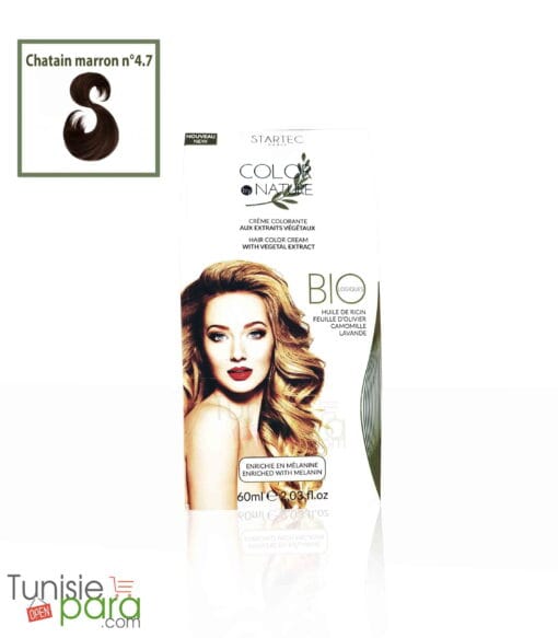 Startec coloration chatain marron n° 4.7