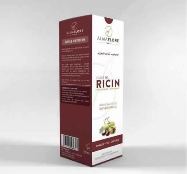 ALMAFLORE Huile de RICIN BIO 50ML