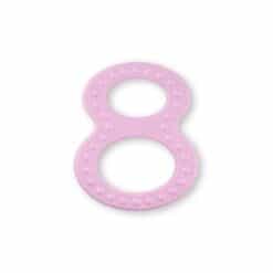 BABY NOVA 2 anneau de dentition 8 rose/rouge