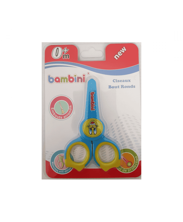 BAMBINI Ciseaux A Bouts Ronds 0m+ bleu