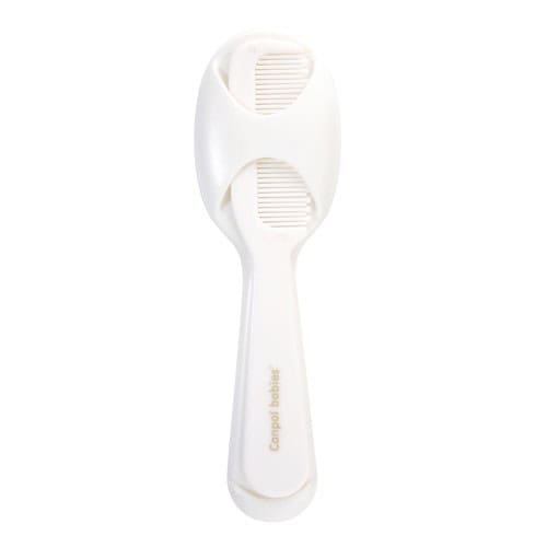 canpol brosse et peigne pour bebe blanc 56/160