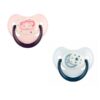 CANPOL babies sucette rose orthodontique silicone 0-6M+ night Dreams fluorescente