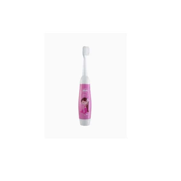 CHICCO brosse a dent electrique rose