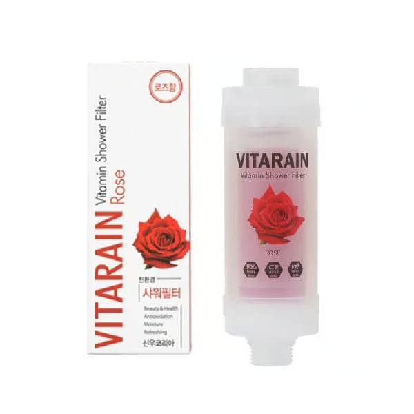 VITARAIN Filtre de Douche à La Vitamine à la Rose