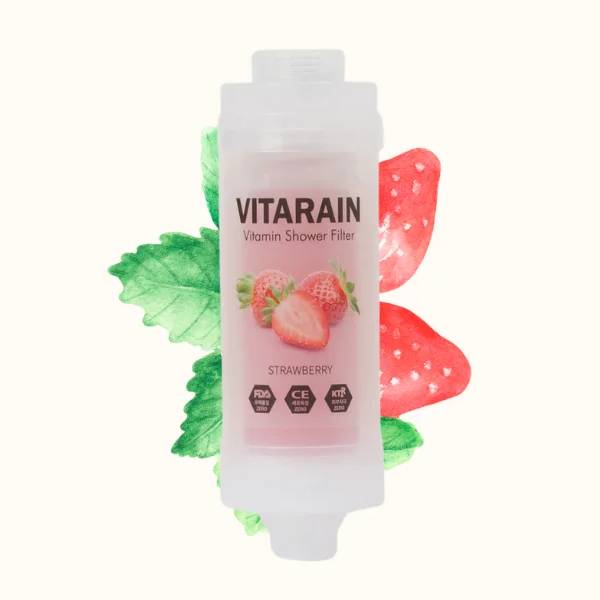 VITARAIN Filtre de Douche à La Vitamine à la Fraise