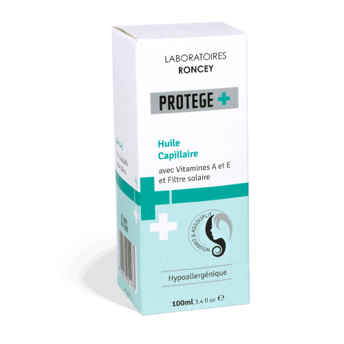 protege plus  Huile capillaire Vitamine A et E + filtre solaire – Image 2