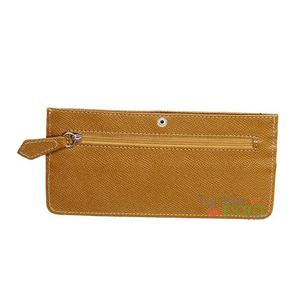 JOWA Porte carte grand format Couleur: marron orange