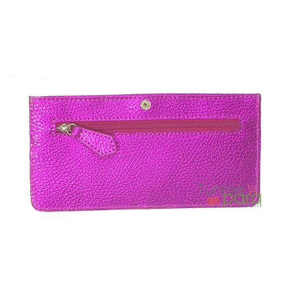 JOWA Porte carte grand format Couleur: rose fuchsia