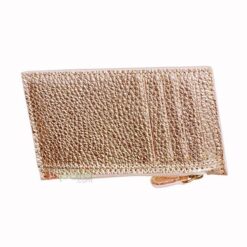 JOWA Porte carte zip Couleur argent pailleté