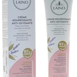 laino gel nettoyant demaquillant 200ml + serum anti-oxydant + creme nourrissante gratuit