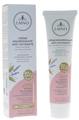 laino gel nettoyant demaquillant 200ml + serum anti-oxydant + creme nourrissante gratuit