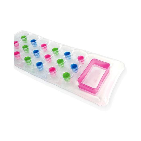 MATELAS 18 POCHES GONFLABLE ROSE INTEX