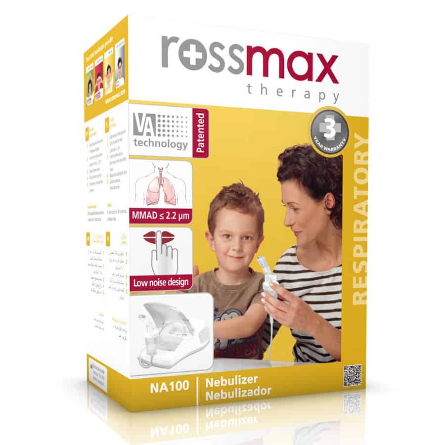 Rossmax Nébuliseur à piston avec boitier de rangement NA100