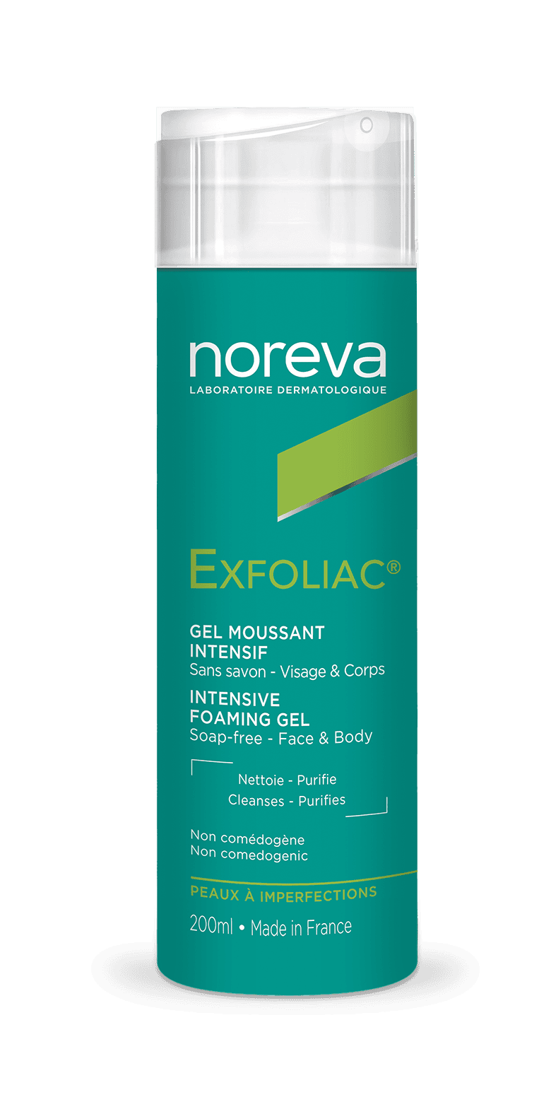 NOREVA EXFOLIAC gel moussant intensif 200ml – Image 2