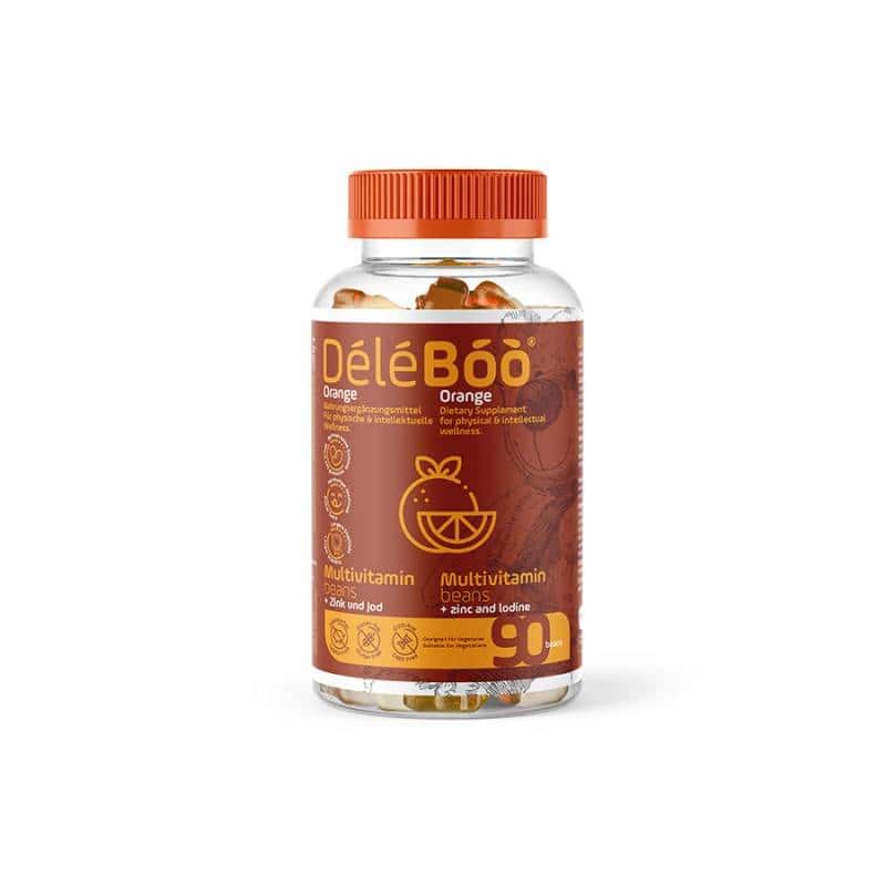 Deleboo multivitamines zinc+lodine orange 90 beans