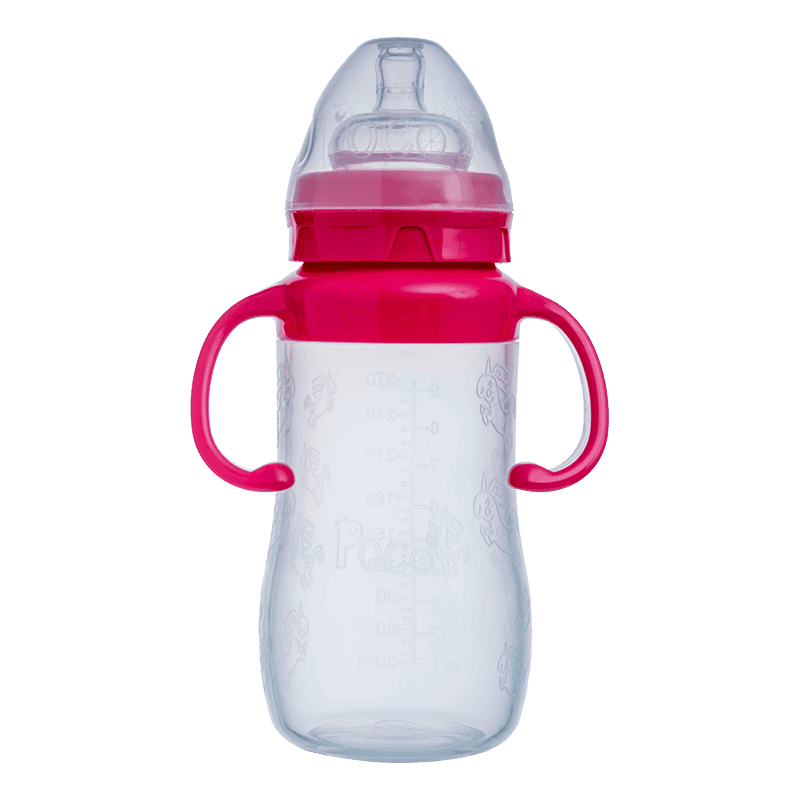 POCO Baby biberon silicone rose 270 ml
