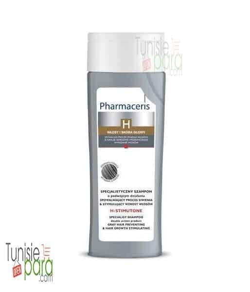 Pharmaceris H Stimutone shampooing  anti chute anti cheveux gris  250 ml