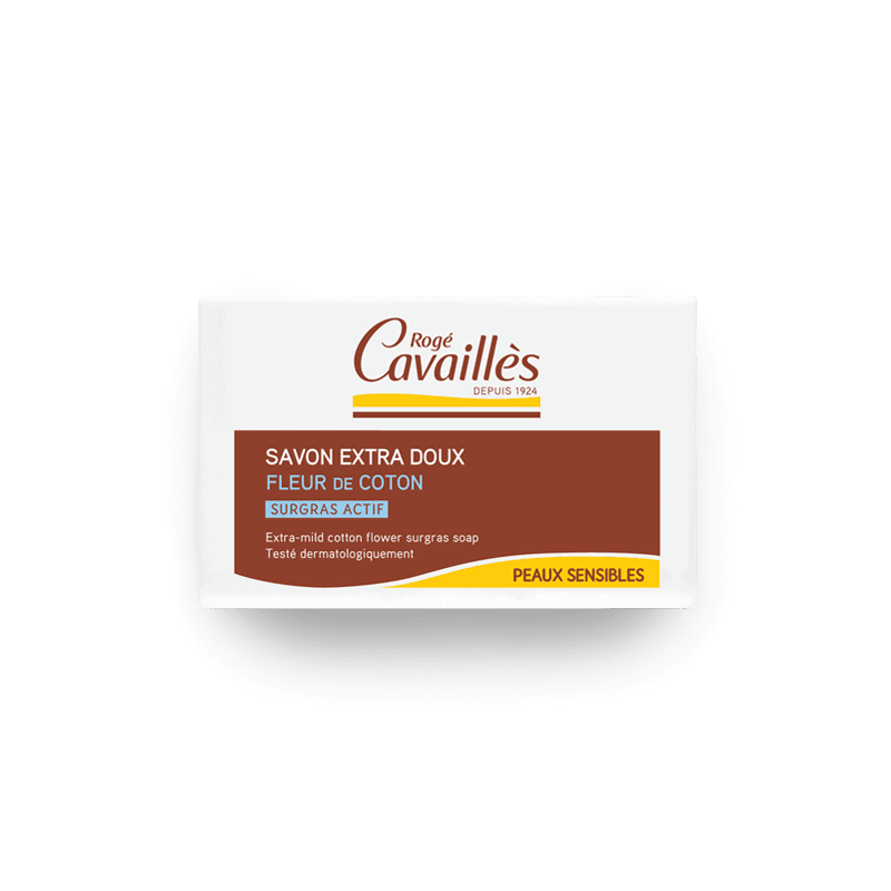 Roge cavailles savon extra doux fleur de coton surgras actif – Image 3