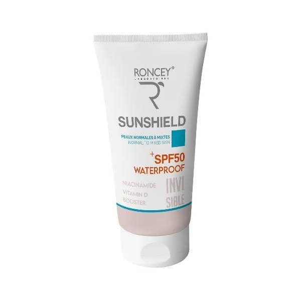 Roncey Ecran Sunshield Waterproof Peau Mixte SPF50+ Invisible 50ml