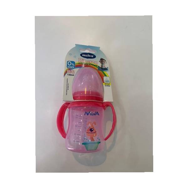 Milva Biberon Big 150 ML BLEU/ROSE