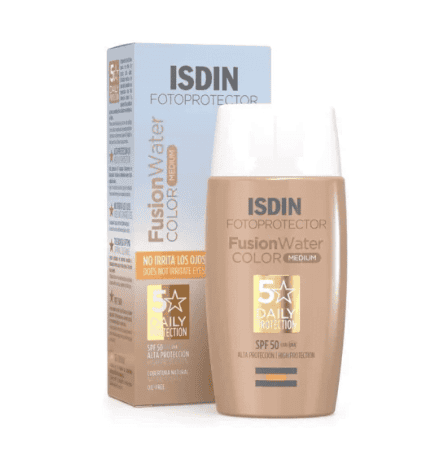 Isdin Fotoprotector fusion water color medium spf50  fluide solaire teinté