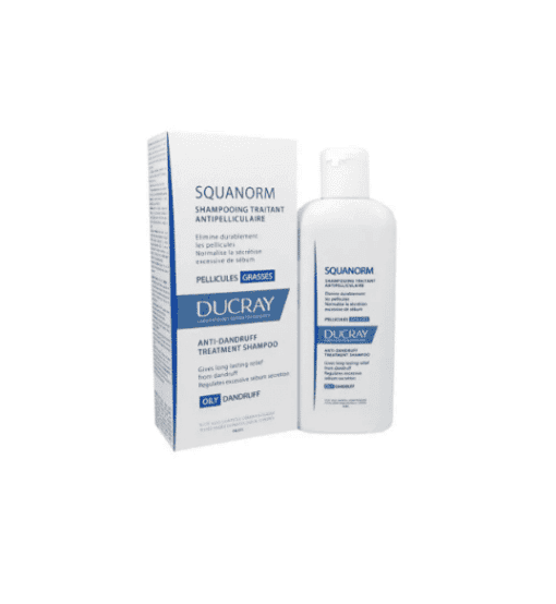 DUCRAY squanorm shampooing pellicules grasses 200ml – Image 4