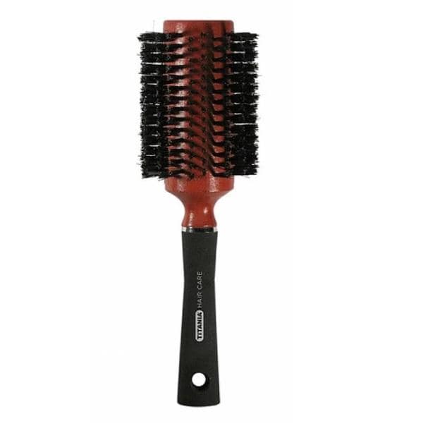 TITANIA brosse ronde D7.5cm tete bois manche caouatchouc 1784