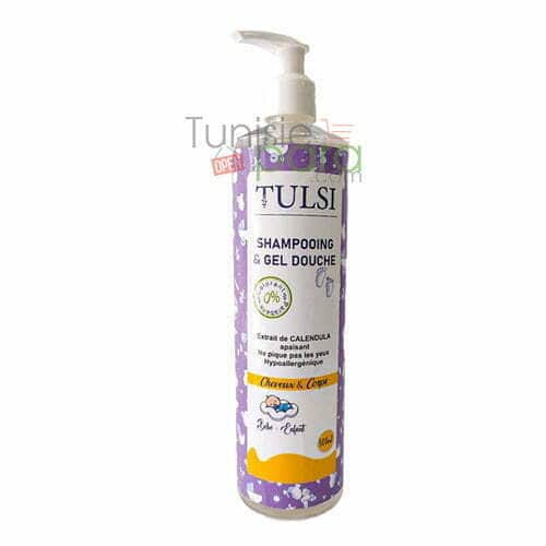 TULSI shampooing et gel douche 2 en 1 500 ml