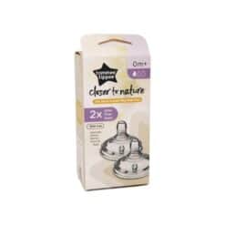 Tommee tippee closer to nature tetine debit lent *2