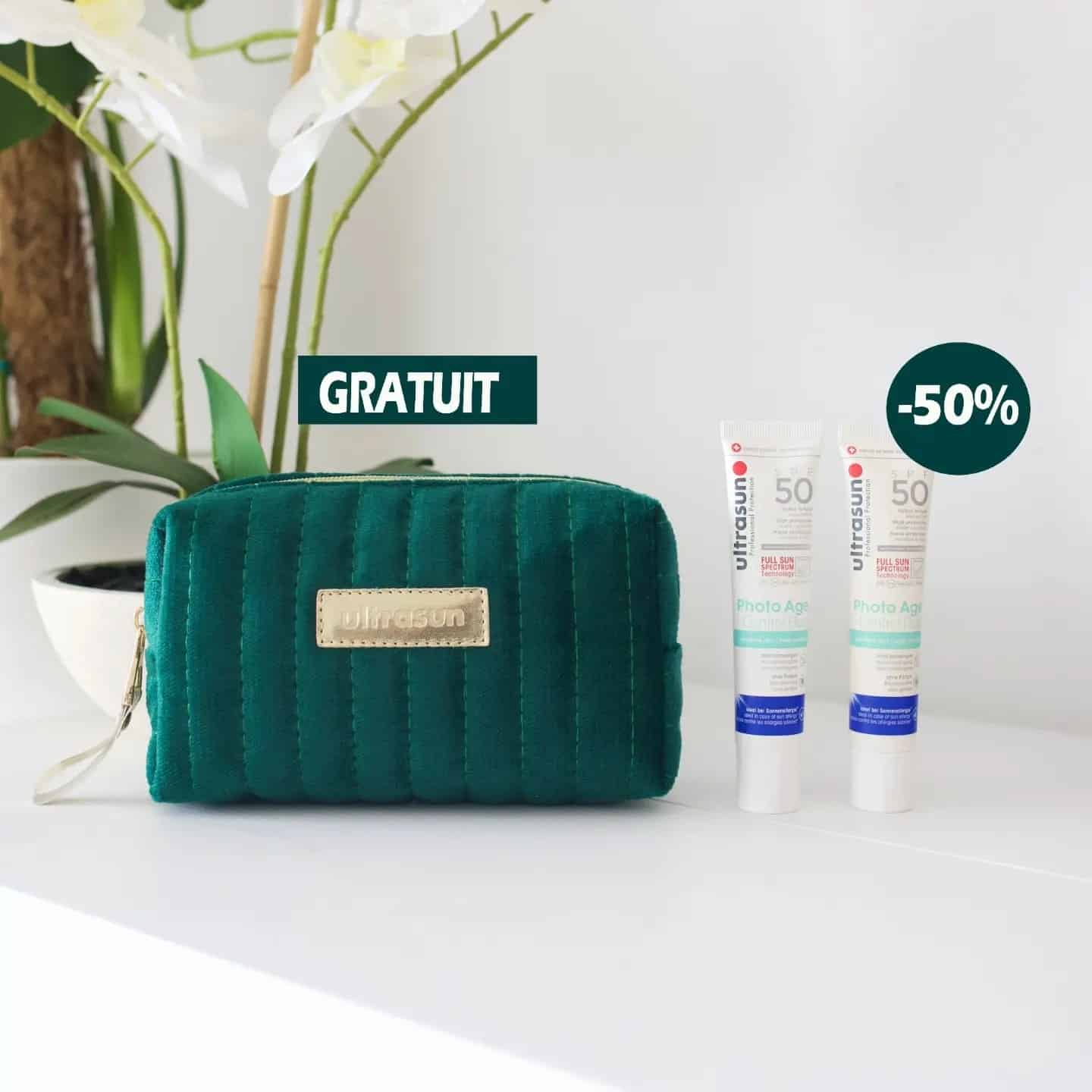 ULTRASUN trousse photo age control fluide + 50% la 2éme