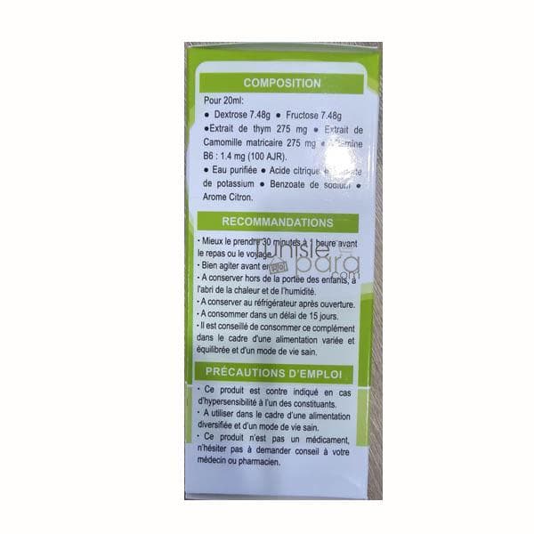 VOMINAT BABY vomissements sirop 120ml – Image 3