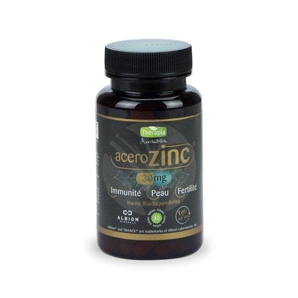 THERAPIA ACERO ZINC boite de 30 gélules