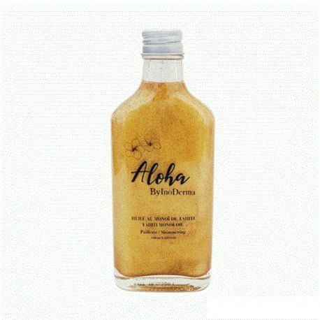 ALOHA BY INODERMA huile de monoi de tahiti pailleté gold 100ml