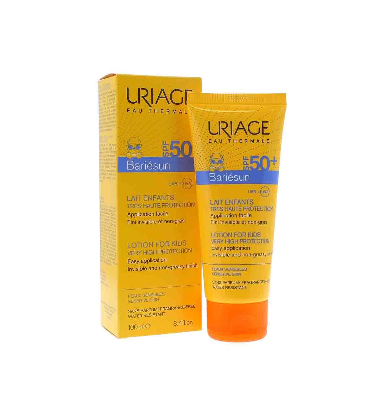 Uriage bariesun Lait solaire enfants visage et corps SPF 50+ 100 ml – Image 2