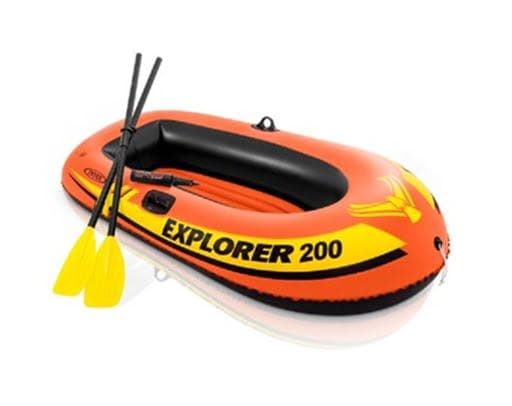 bateau 200 avec rames et pompe