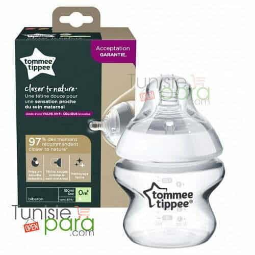 TOMMEE TIPPEE Biberon 150 Ml Hibou Gris