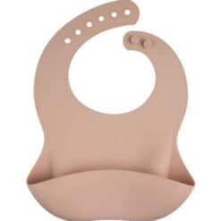 canpol babies bavoir silicone beige avec poche 51/030