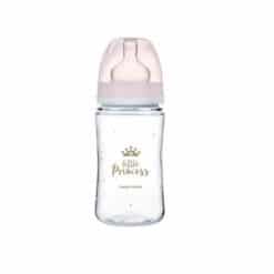 canpol babies biberon anti colique col large rose royal baby 240 ml