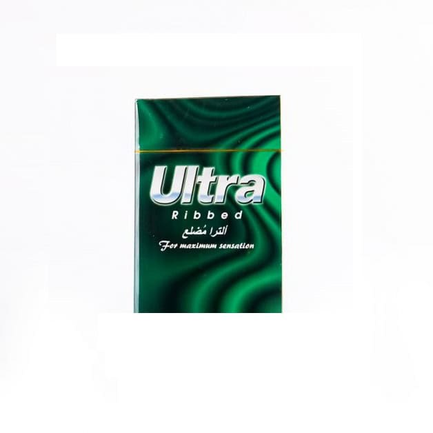 Ultra Condom Ribbed 3 pièces – Image 3