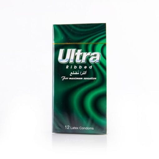 Ultra Condom Ribbed 3 pièces – Image 2