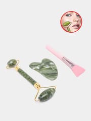 KISS LOVELY coffret de massage rouleau et gua sha + brosse pour les masque – Image 3