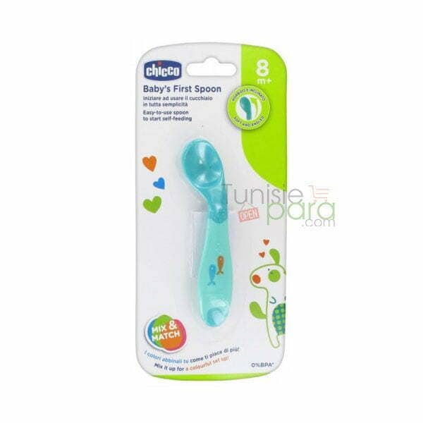 CHICCO CUILLERE SILICONE, 8m+