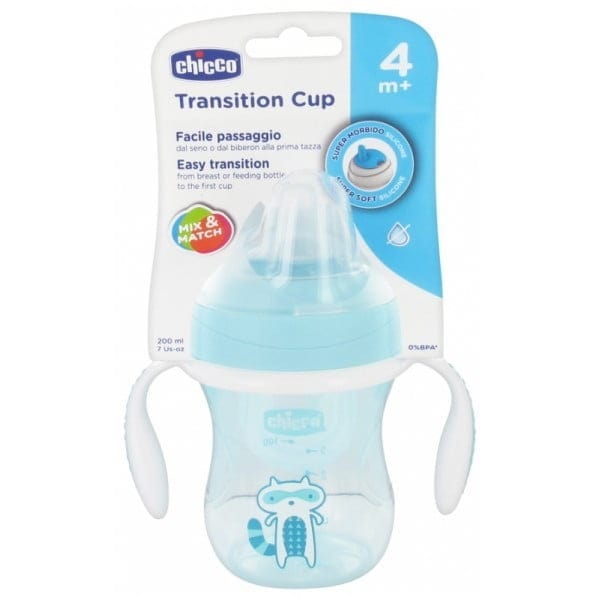 Chicco tasse transition 4m+ garçon 200ml